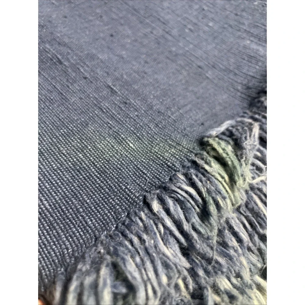 4 Audrey Cotton Placemats Hand Woven Made in India‎ Blue
